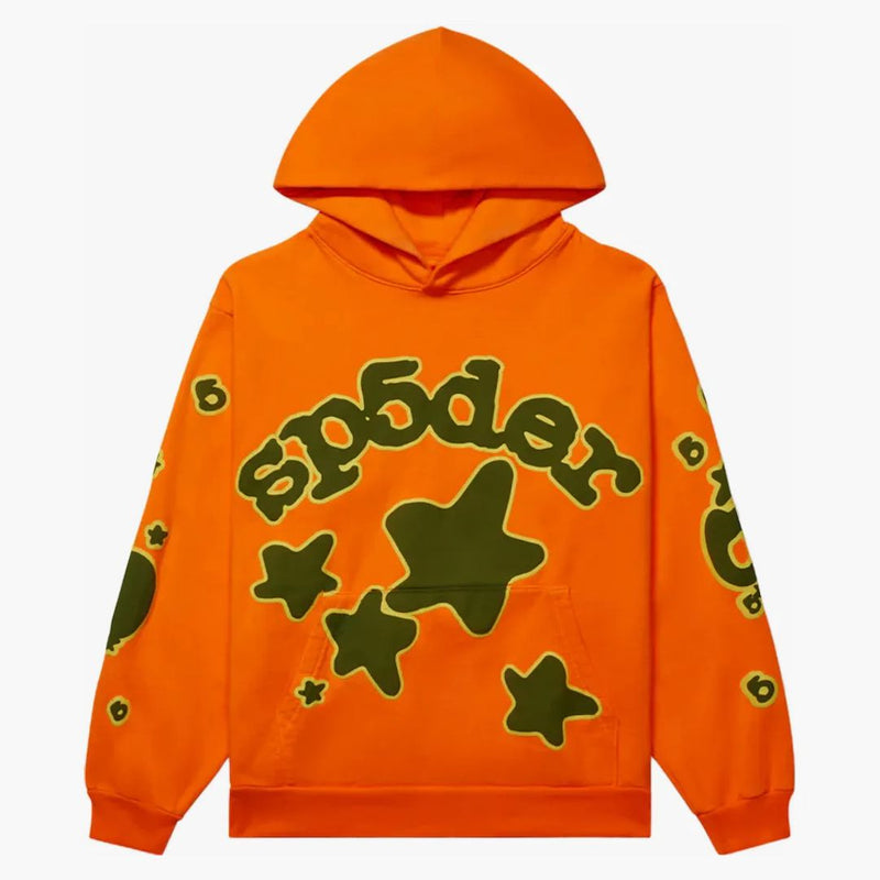 Sp5der Beluga Hoodie Orange