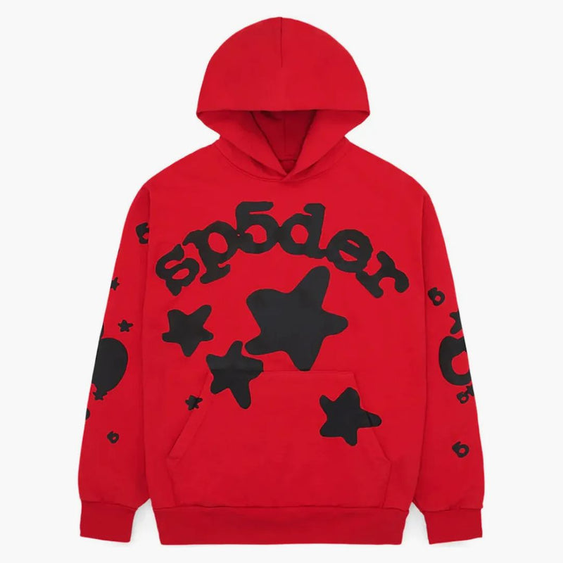 Sp5der Beluga Hoodie Red