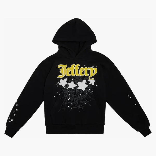 Sp5der Jeffery Hoodie Black