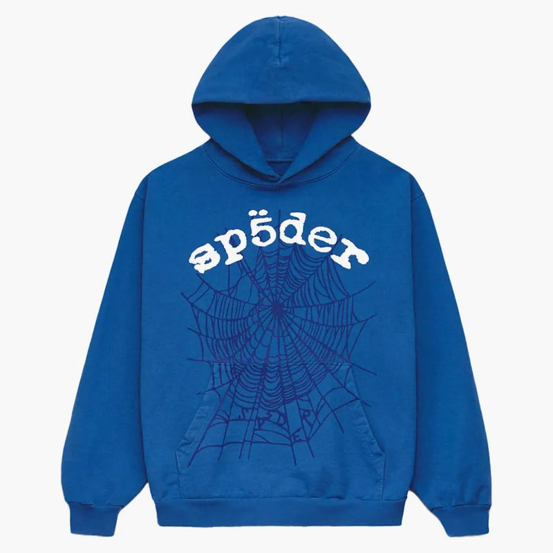 Sp5der Legacy Hoodie Blue