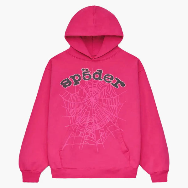 Sp5der Legacy Hoodie Pink