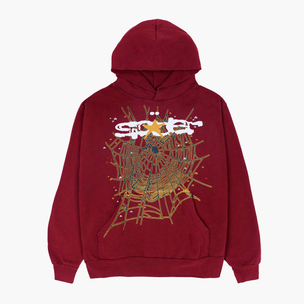 SP5ter Logo Maroon Hoodie