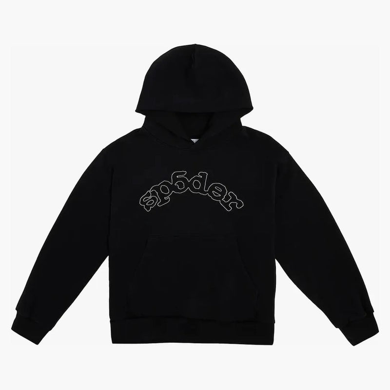 Sp5der Og Logo Hoodie Black