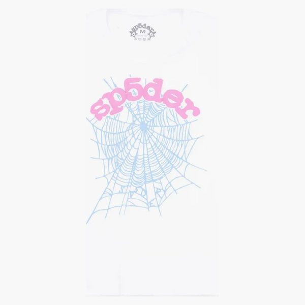 Sp5der Og Web Baby Tee White