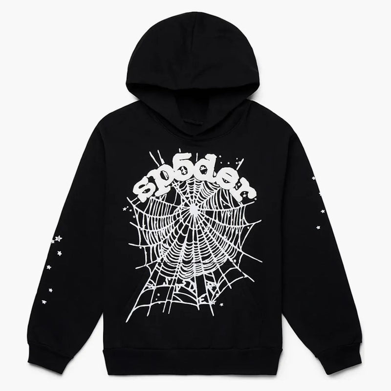 Sp5der Og Web Hoodie Black