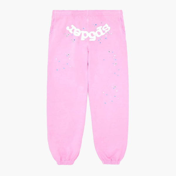 Black and pink sweatpants on sale