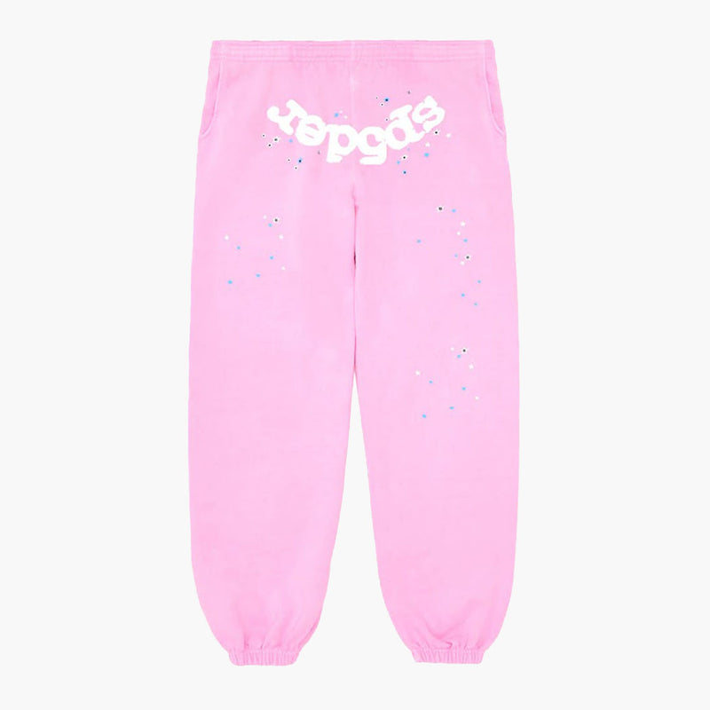 Sp5der OG Web Sweatpants Pink