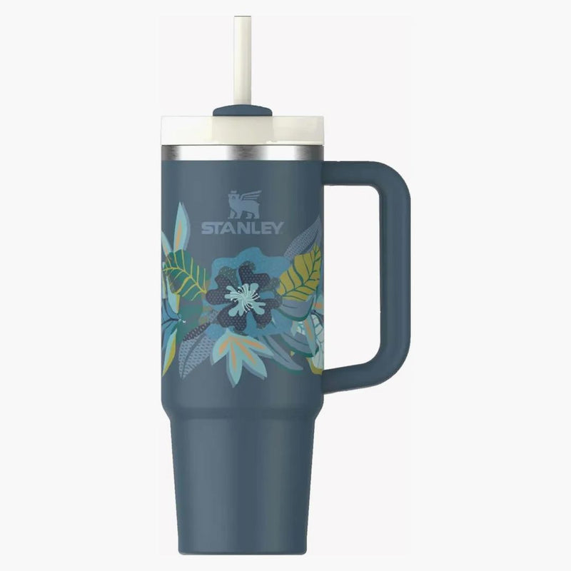 Stanley The Mother's Day Flowstate Quencher 30oz Tumbler Blue Spruce Tropic