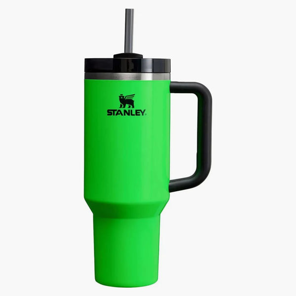 Stanley The Neon Collection Flowstate Quencher 40oz Tumbler Neon Green