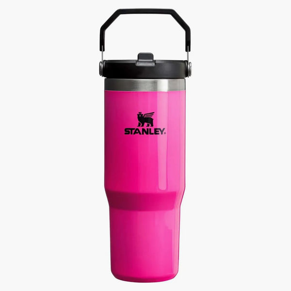 Stanley The Neon Collection Iceflow Flip Straw 30oz Tumbler Electric Pink