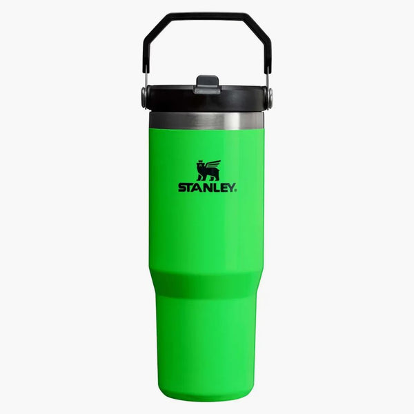 Stanley The Neon Collection Iceflow Flip Straw 30oz Tumbler Neon Green