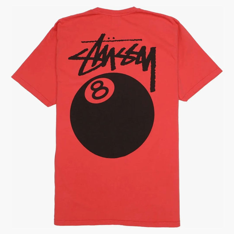 Stussy 8 Ball Pigment Dyed Tee Guava