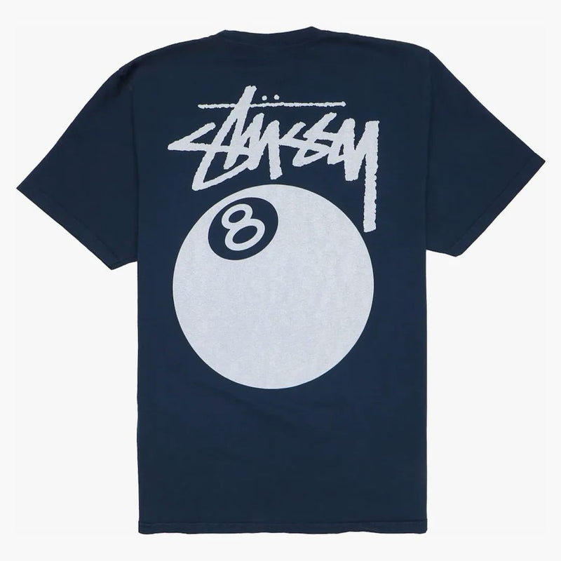 Stussy 8 Ball Pigment Dyed Tee Navy