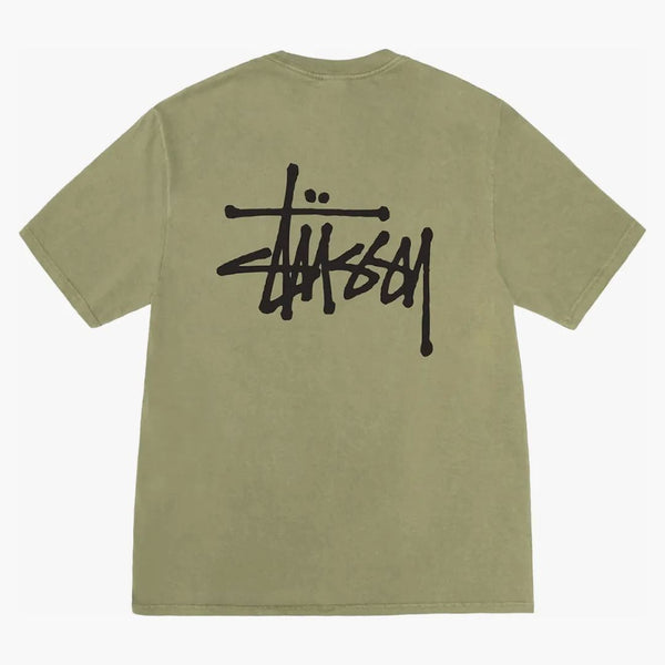 Stussy Basic Stussy Pigment Dyed T-shirt Olive