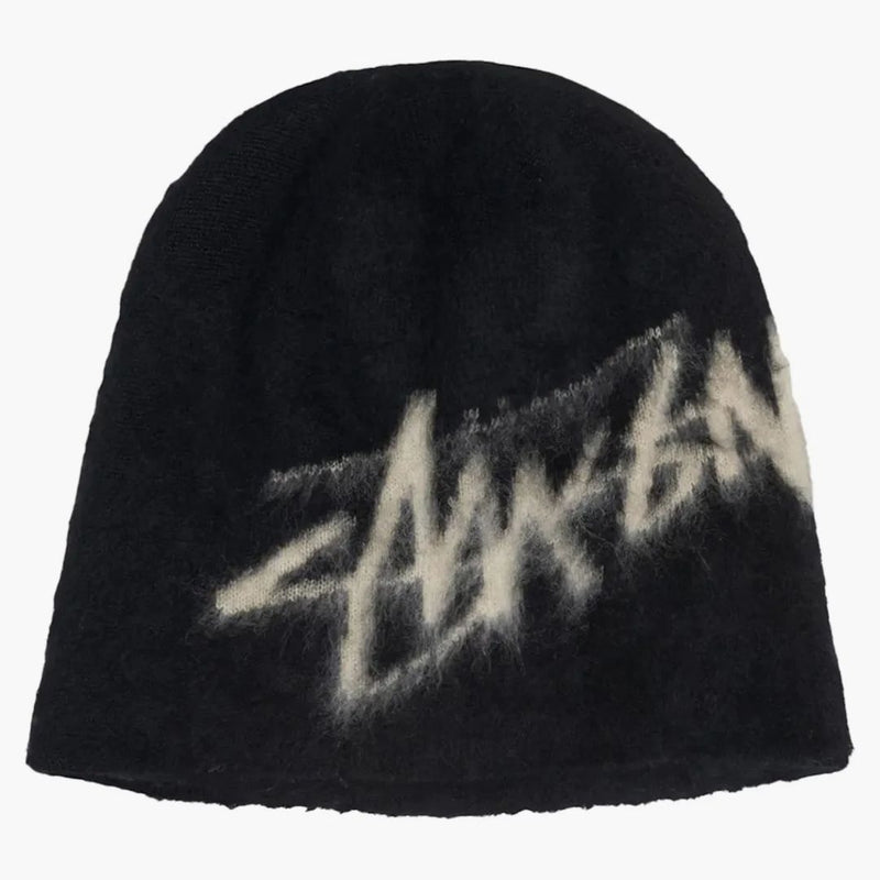 Stussy Brushed Out Stock Skullcap Black