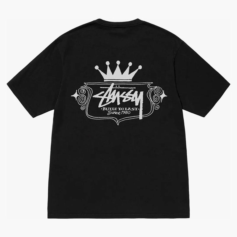 Stussy Built To Last Pigment Dyed Tee Black