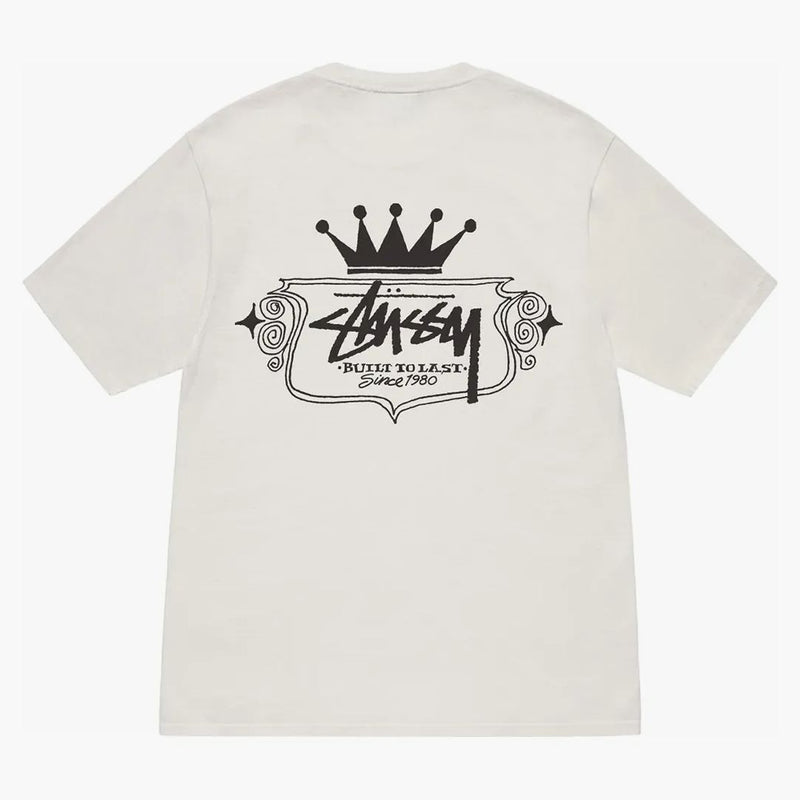 Stussy Built To Last Pigment Dyed Tee Natural