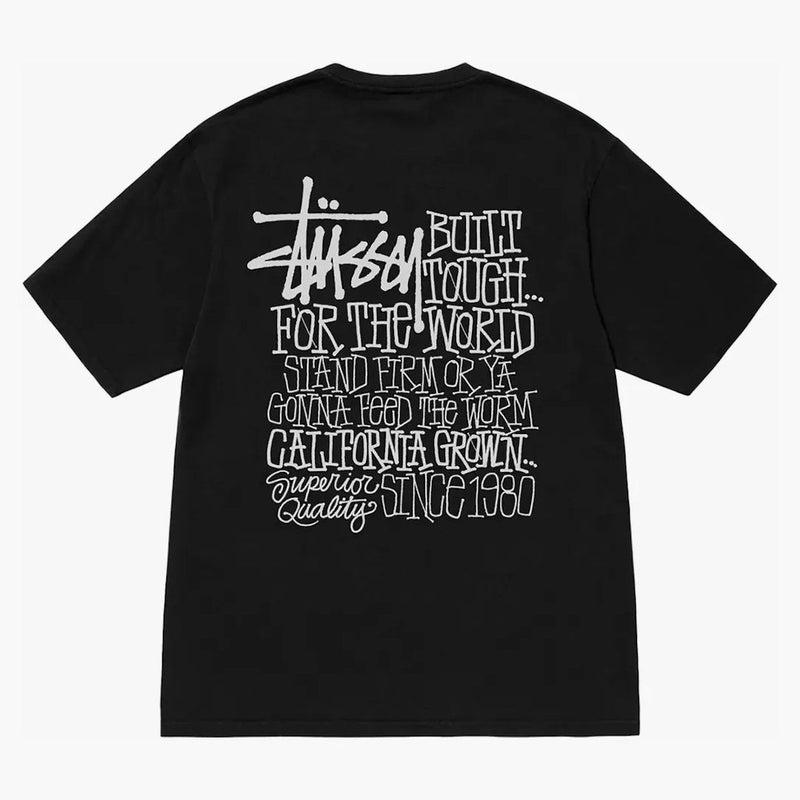 Stussy California Grown Pigment Dyed Tee Black