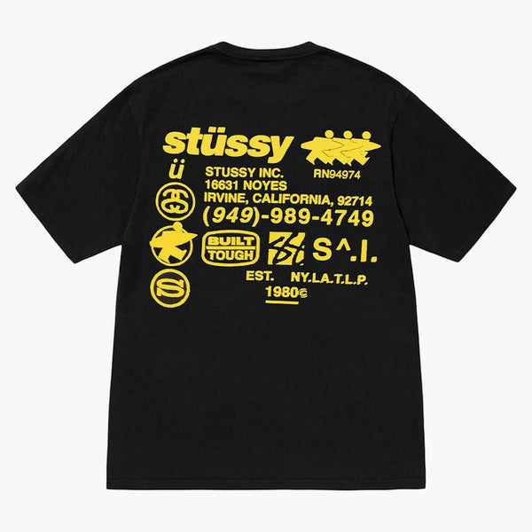 Stussy Dna Pigment Dyed Tee Black