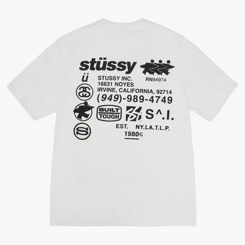 Stussy Dna Pigment Dyed Tee Natural