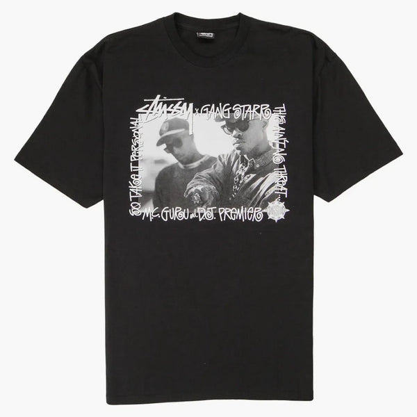 Stussy Gang Starr Take It Personal Tee Black