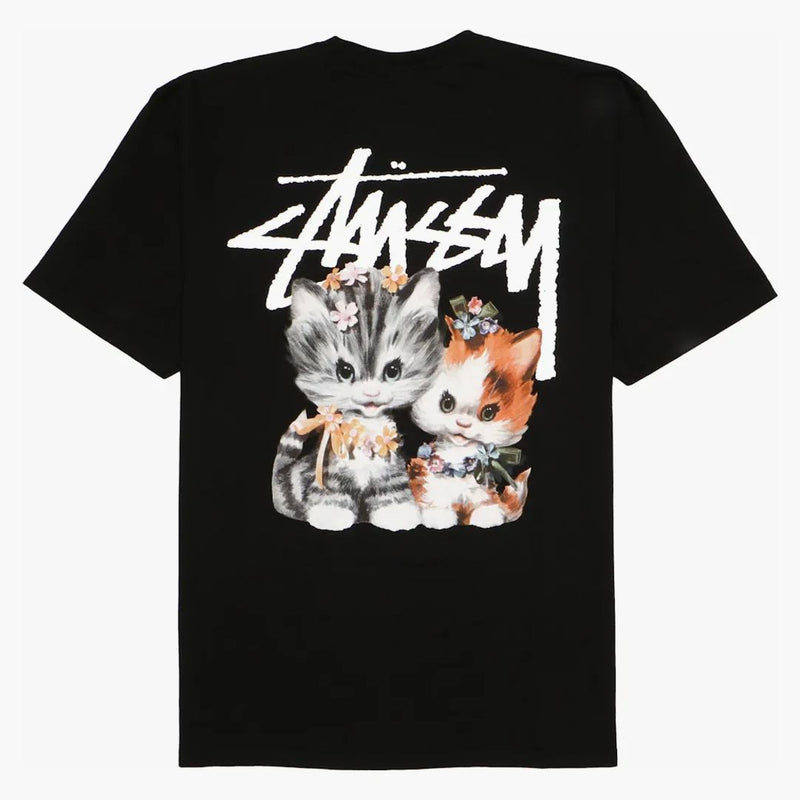 Stussy Kittens Tee Black