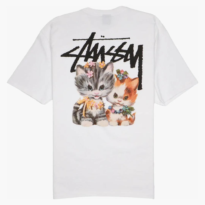 Stussy Kittens Tee White