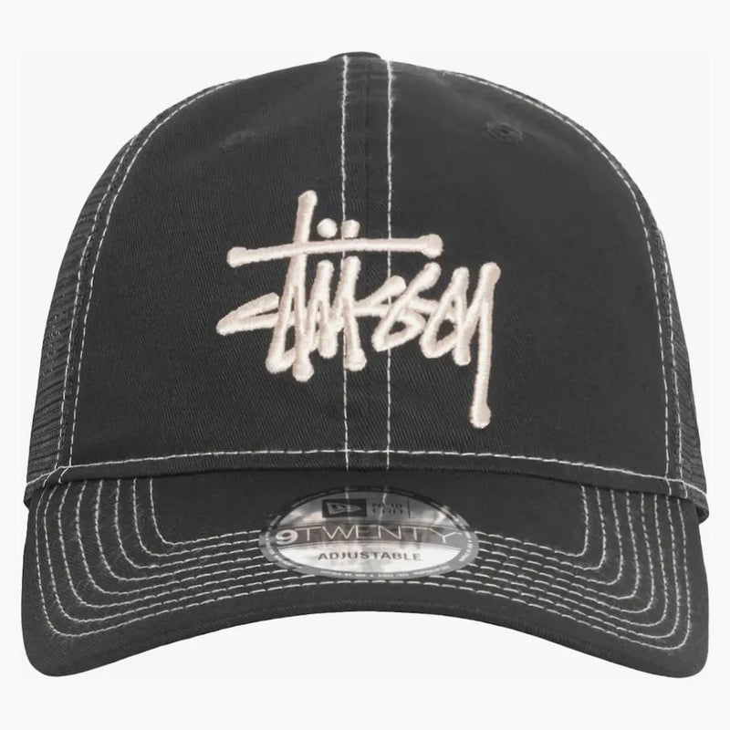 Stussy New Era 9twenty Basic Trucker Black