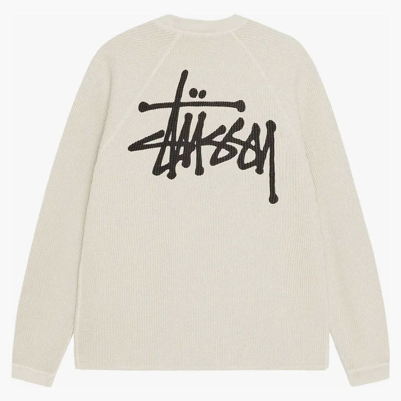 Stussy Raglan Thermal L/s Crew Bone