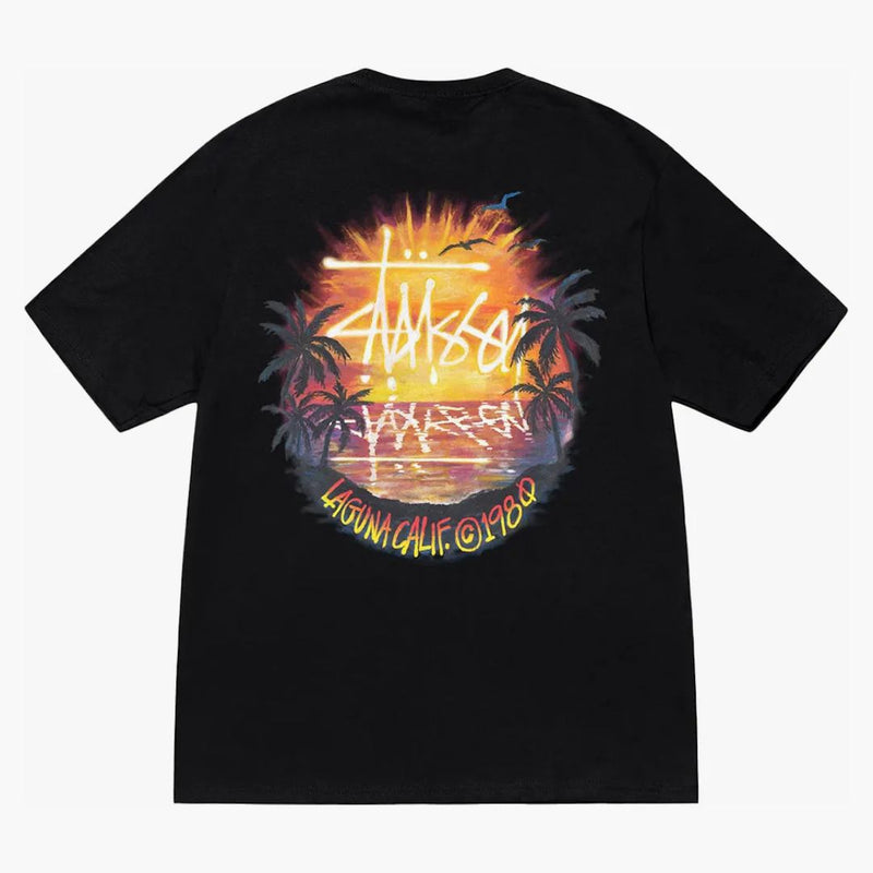 Stussy Sunset Tee Black