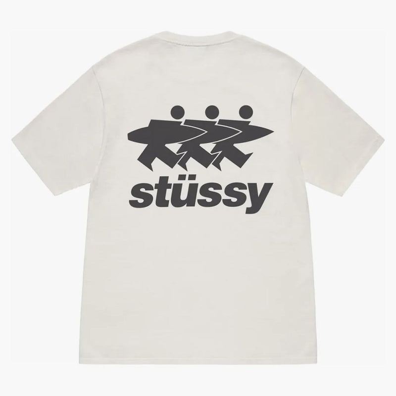 Stussy Surfwalk Pigment Dyed Tee Natural