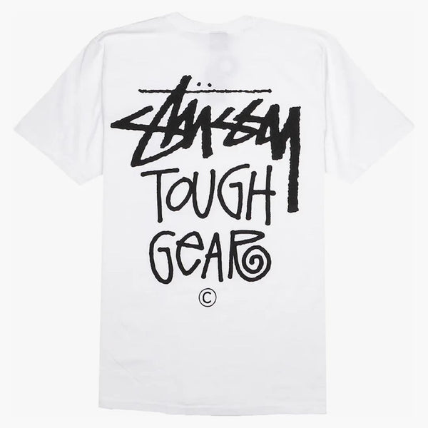 Stussy Tough Gear Tee White