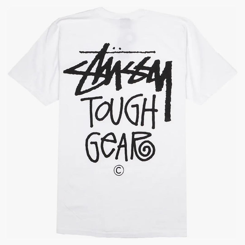 Stussy Tough Gear Tee White