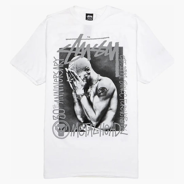 Stussy X Goldie Metalheadz 30 Tee White