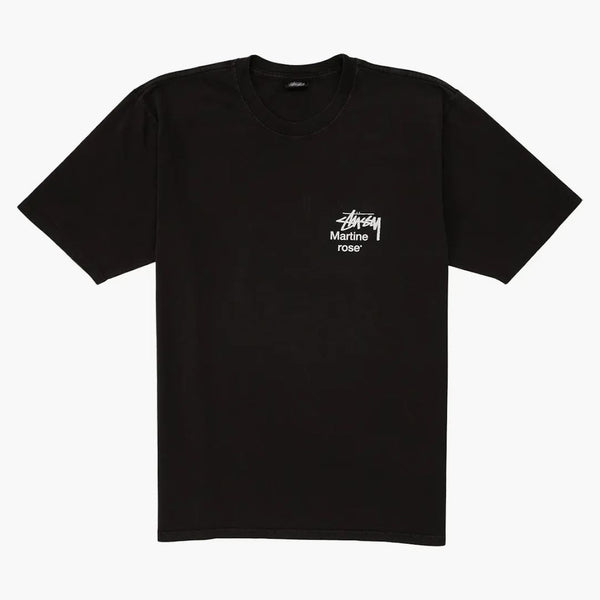 Stussy X Martine Rose Collage Pigment Dyed Tee Black