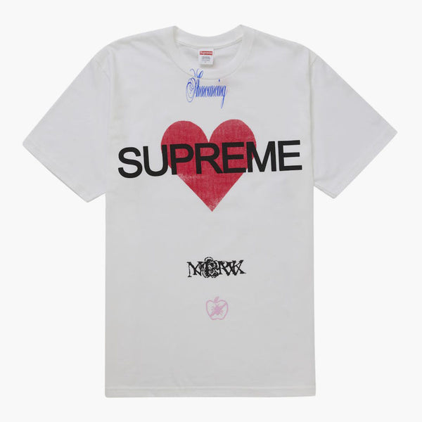 Supreme Announcing Tee White