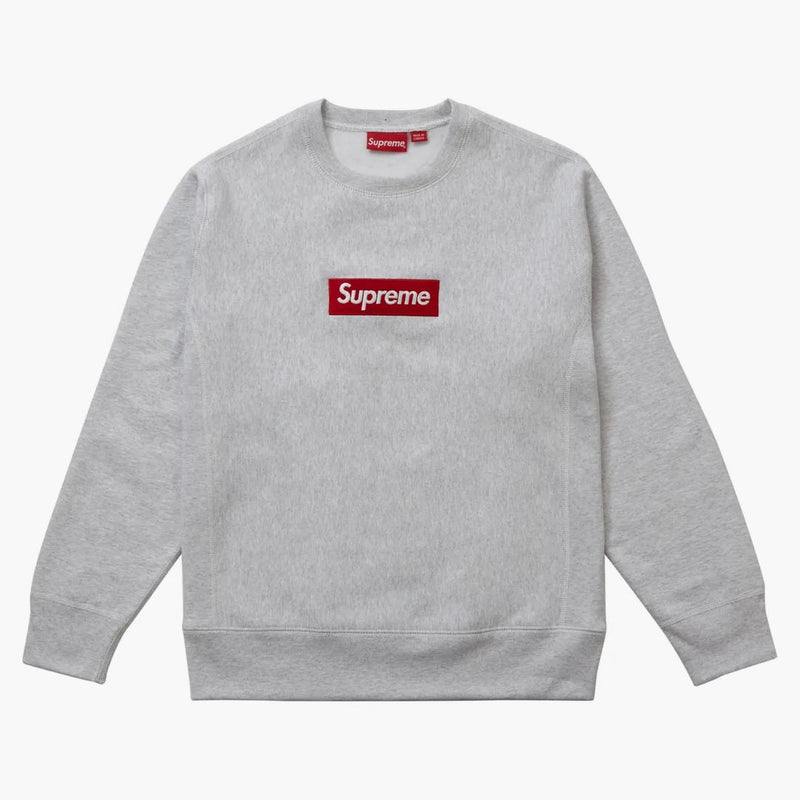 Supreme Box Logo Crewneck (fw18) Ash Grey