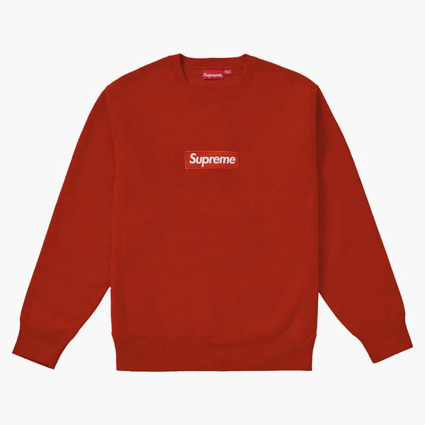 Supreme Box Logo Crewneck (fw18) Rust