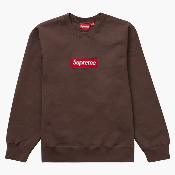 Supreme Box Logo Crewneck (fw22) Brown