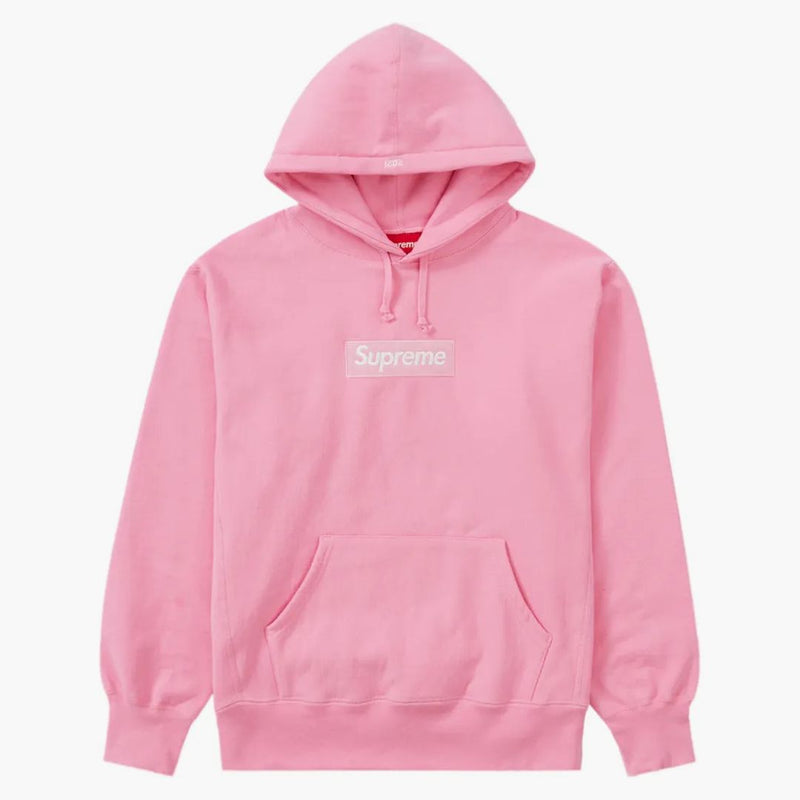 Supreme Box Logo Hooded Sweatshirt (fw21) Pink