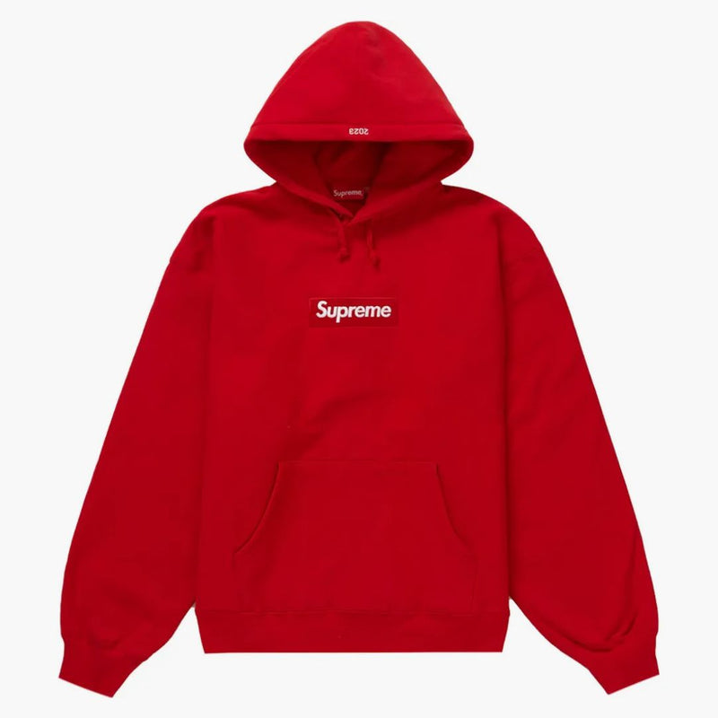 Supreme Box Logo Hooded Sweatshirt (fw23) Red