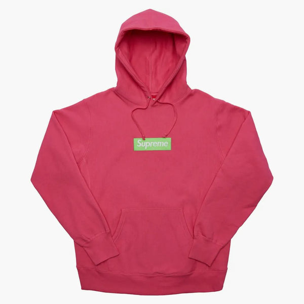 Supreme Box Logo Hooded Sweatshirt (fw17) Magenta