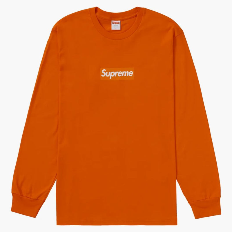 Supreme Box Logo L/s Tee Orange