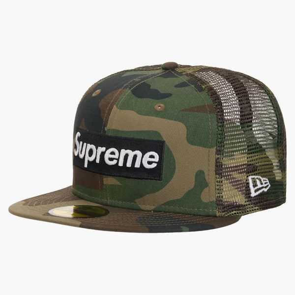 Supreme Box Logo Mesh Back New Era Cap Ss24 Camo