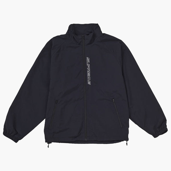 Supreme Contrast Zip Track Jacket Black