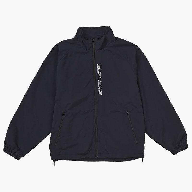 Supreme Contrast Zip Track Jacket Black