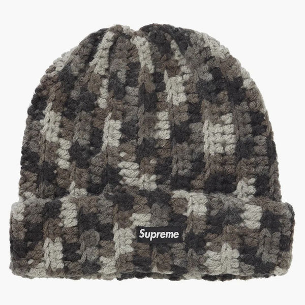 Supreme Crochet Beanie Black