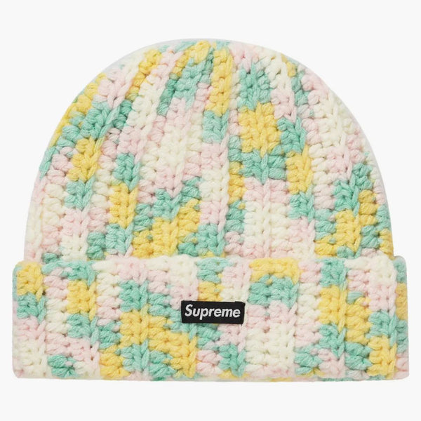 Supreme Crochet Beanie Yellow