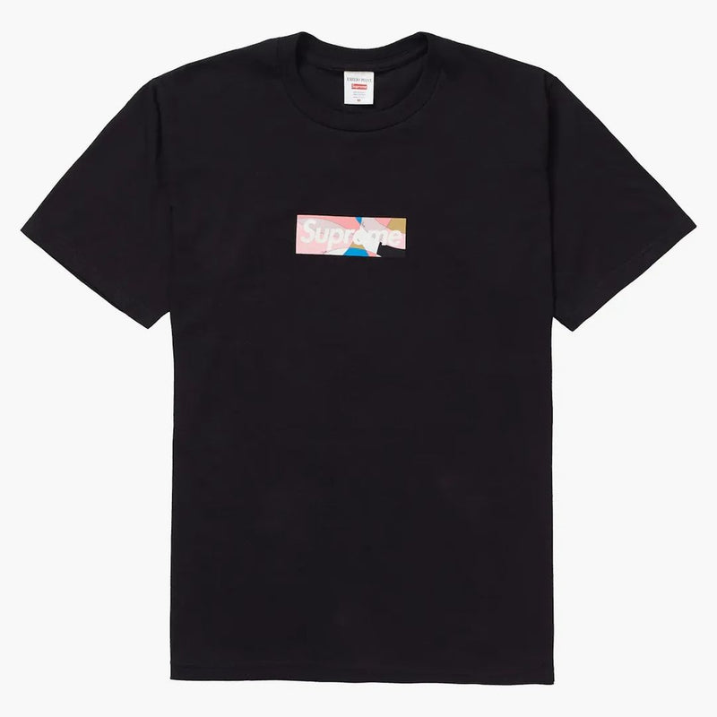 Supreme Emilio Pucci Box Logo Tee Black/dusty Pink