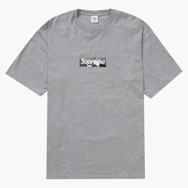 Supreme Emilio Pucci Box Logo Tee Heather Grey/black